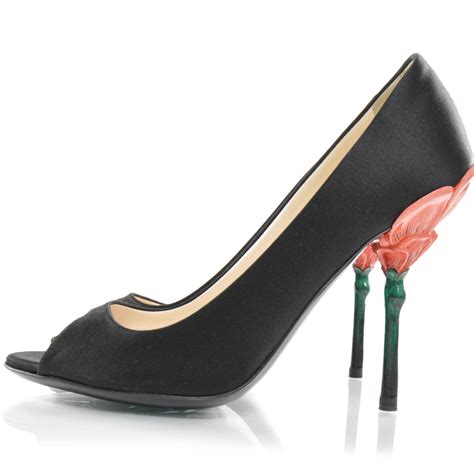 prada tulip heels|Prada high heels.